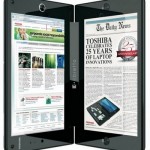 Toshiba  Libretto  W100, планшетный компьютер с двумя тачскрин дисплеями