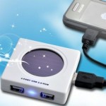 USB хаб с солнечной батареей