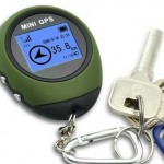 Китайский GPS навигатор, размером с брелок ключей