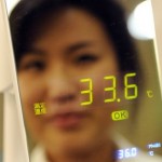 Зеркало Thermo, может измерять температуру человеческого тела