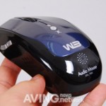 Настоящая музыкальная компьютерная мышь W3 IGM-7000 Audio Mouse, с микрофоном