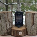 «Дубовая» док станция  для iPhone