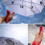 Зонтик-часы поможет узнать время