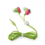 Землянички, гламурные наушники для девочек.