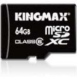KINGMAX представили первую в мире 64 гигабайтовую microSD карту памяти