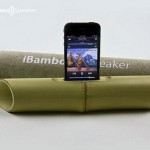 iBamboo Speaker  — бамбуковые колонки-усилитель для iPhone