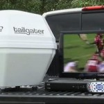 Мобильный комплект спутникового телевидения для машины