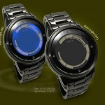 Часы показывающие время в двух часовых поясах  от Tokyoflash