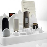 Memory City, подставка для USB флешек и карт памяти