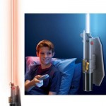 Светильник в виде светового меча из звездных войн