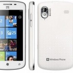 ZTE Tania — Windows Mango смартфон, китайского разлива