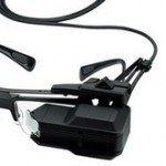 Монитор Brother AirScouter, который  цепляется на оправу очков.