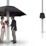 Lampbrella,  фонарный столб — зонтик