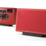 Беспроводные полочные колонки Audio Pro LV1, обшитые кожей