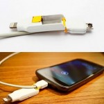 Универсальный кабель для  microUSB и  Lightning портов