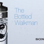 Sony  продает  водонепроницаемые MP3 плееры упакованные в бутылки с водой