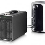 Внешний накопитель Akitio Thunder2Quad  имеет два Thunderbolt 2 порта