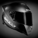 Высокотехнологичный мотоциклетный шлем  Skull AR-1  с виртуальным экраном и камерой заднего вида