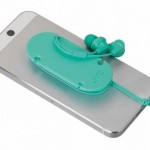 Новые наушники вкладыши JVC Kenwood HA-FX19 идут с подставкой на присоске