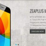 Стартап  Zeaplus планирует выпустить смартфон Zeaplus M6 с процессором MT6595 и Android 5.0 Lollipop