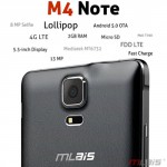 Mlais M4 Note – еще один китайский смартфон с 5,5-дюмовым экраном