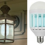 Светодиодная лампа с электронной ловушкой для комаров