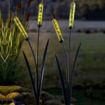 Solar Cattail Garden Stake – садовый светодиодный светильник камыш