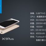 Vivo X9 Plus копия Vivo X9 только с экраном большей диагональ, лучшим процессором и большим объемом ОЗУ