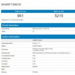 Sharp FS8018 с процессором Snapdragon 630 и 6Гб ОЗУ засветился на Geekbench