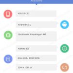 Asus  собирается флагманский смартфон  Asus Z01RD с процессором Snapdragon 845, 6Гб ОЗУ и Android 8.0