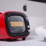 Беспроводная Bluetooth колонка Lofree QTV выглядит как  ретро телевизор из 60-х годов