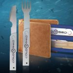 Походный набор Forkanife из вилки и ножа из нержавеющей стали станет хорошей альтернативой пластиковой посуде