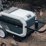 Портативный холодильник для путешественников eRove , может работать 5 дней в автономном режиме