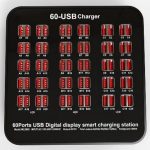 Монструозная зарядная станция с 60 USB портами обойдется  70$