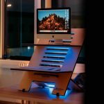 Подставка Standsome Double Crafted позволят удобно расположить монитор и периферию  для работы стоят