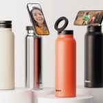 Бутылка для воды Ringo имеет встроенный держатель для смартфона