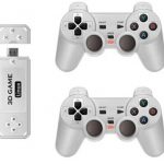 Игровая ретро консоль Powkiddy Y6 GameStick сделана в виде HDMI стика