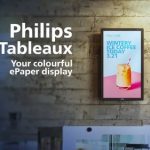 Philips выпустили дисплей Philips Tableaux, с экраном сделанным по технологии электронных чернил, для витрин