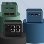Мини компьютер Kingnovy M1, базе на Intel Alder Lake-N процессора, имеет четыре сетевых Ethernet порта
