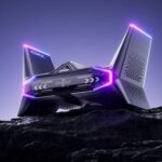 Игровой мини компьютер Acemagic M2A Starship сделан в виде инопланетного космического корабля