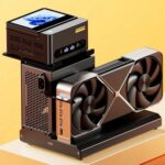 Док-станция  AOOSTAR EG01 для видеокарты имеет место для крепления мини-компьютер