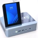 ViewDock Gen2  — мини-компьютер со встроенным экраном и беспроводной зарядкой