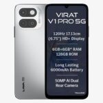 Lava представили бюджетный смартфон Virat V1 Pro 5G с 120Гц экраном и 6000 мАч аккумулятором